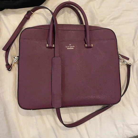 Kate spade laptop leatherette bag - Picture 1 of 3